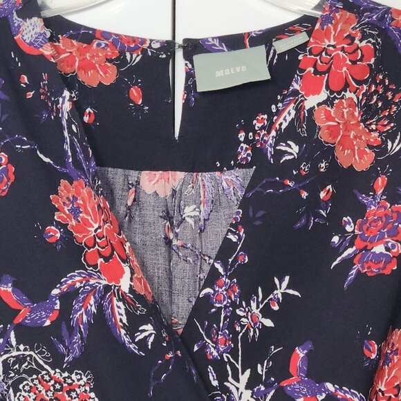 Anthropology Maeve Espoir Floral Jumpsuit Women's Size 2 - Picture 3 of 12